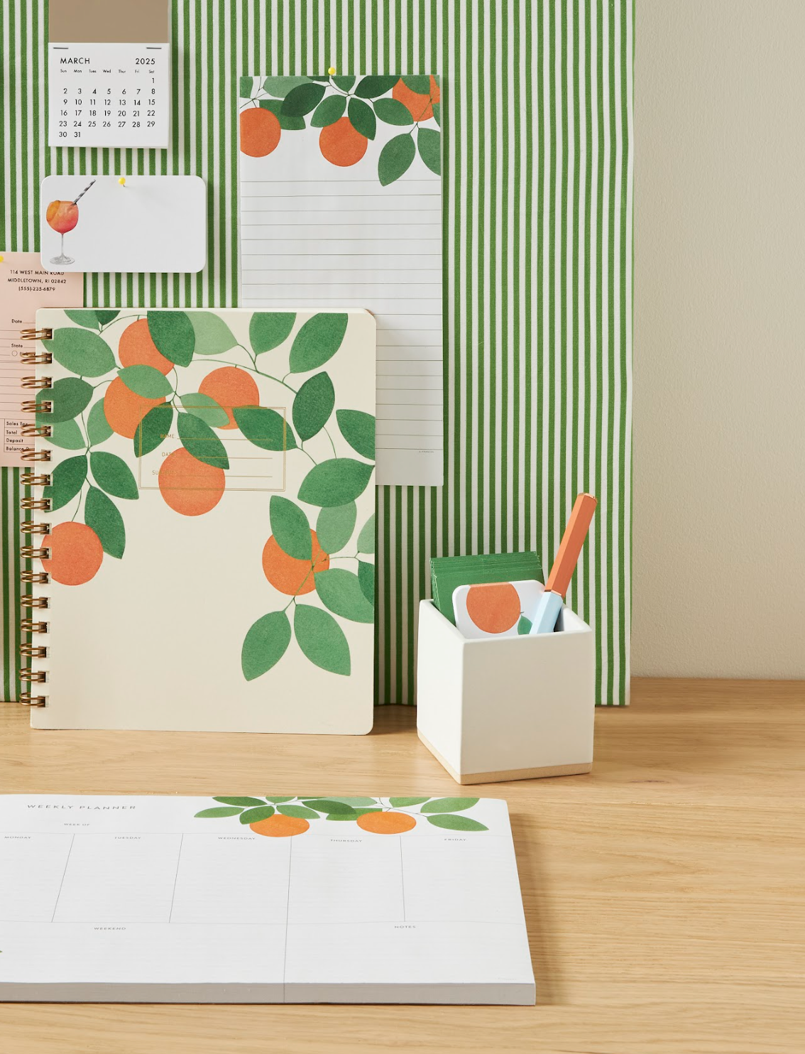 E. Frances Paper - Wholesale Stationery/Notecard Set - Orange Grove Little Notes® NEW 55 count4