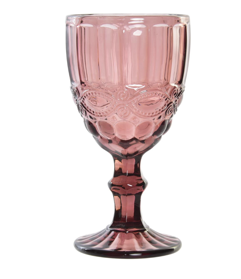 MOONDAY - Wholesale Wine Glass - Pink crystal goblet0