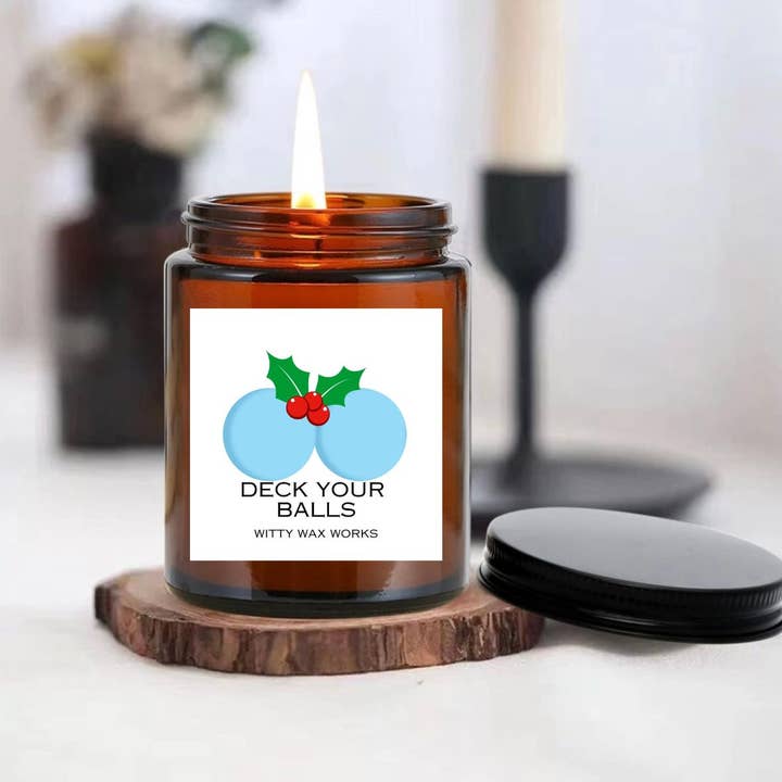 DECK YOUR BALLS VELA DE SOJA por atacado de Witty Wax Works