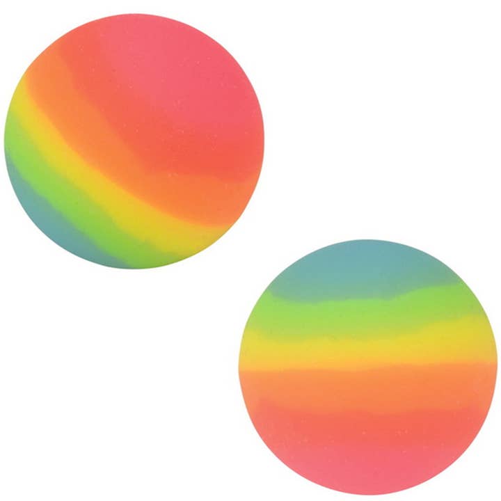 Brinquedo para crianças com bola Hi-Bounce Colorida Arco-íris a granel por atacado de Label & Decore