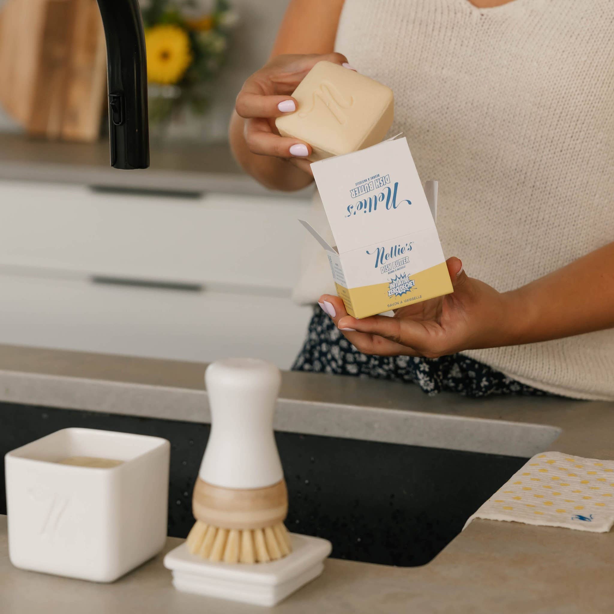 Nellie's Clean - Wholesale Dish Soap - Dish Butter - Solid Dishwashing Soap - REFILL1