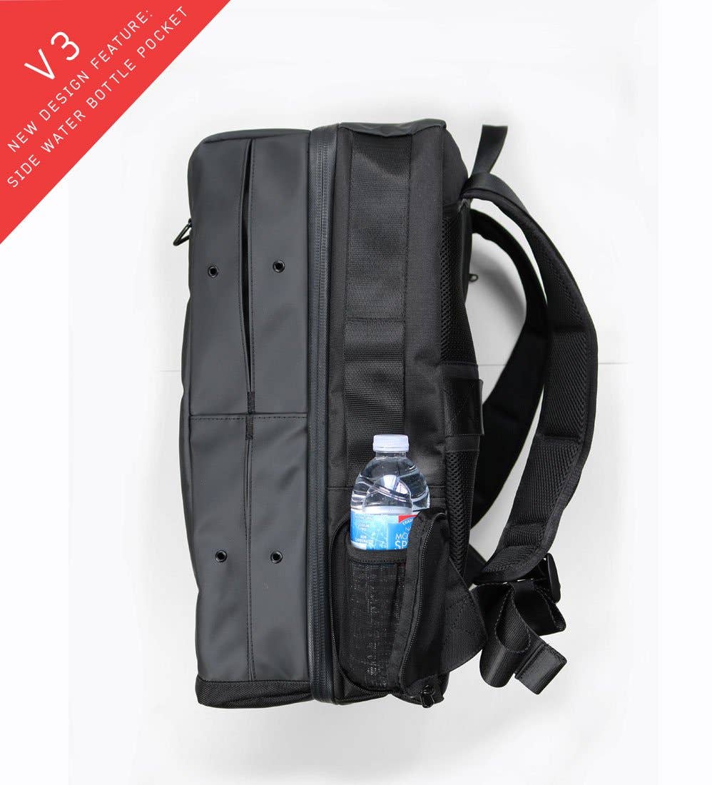 The Shrine - Wholesale Backpack - Unisex - Shrine Sneaker Weekender - Triple Black V39