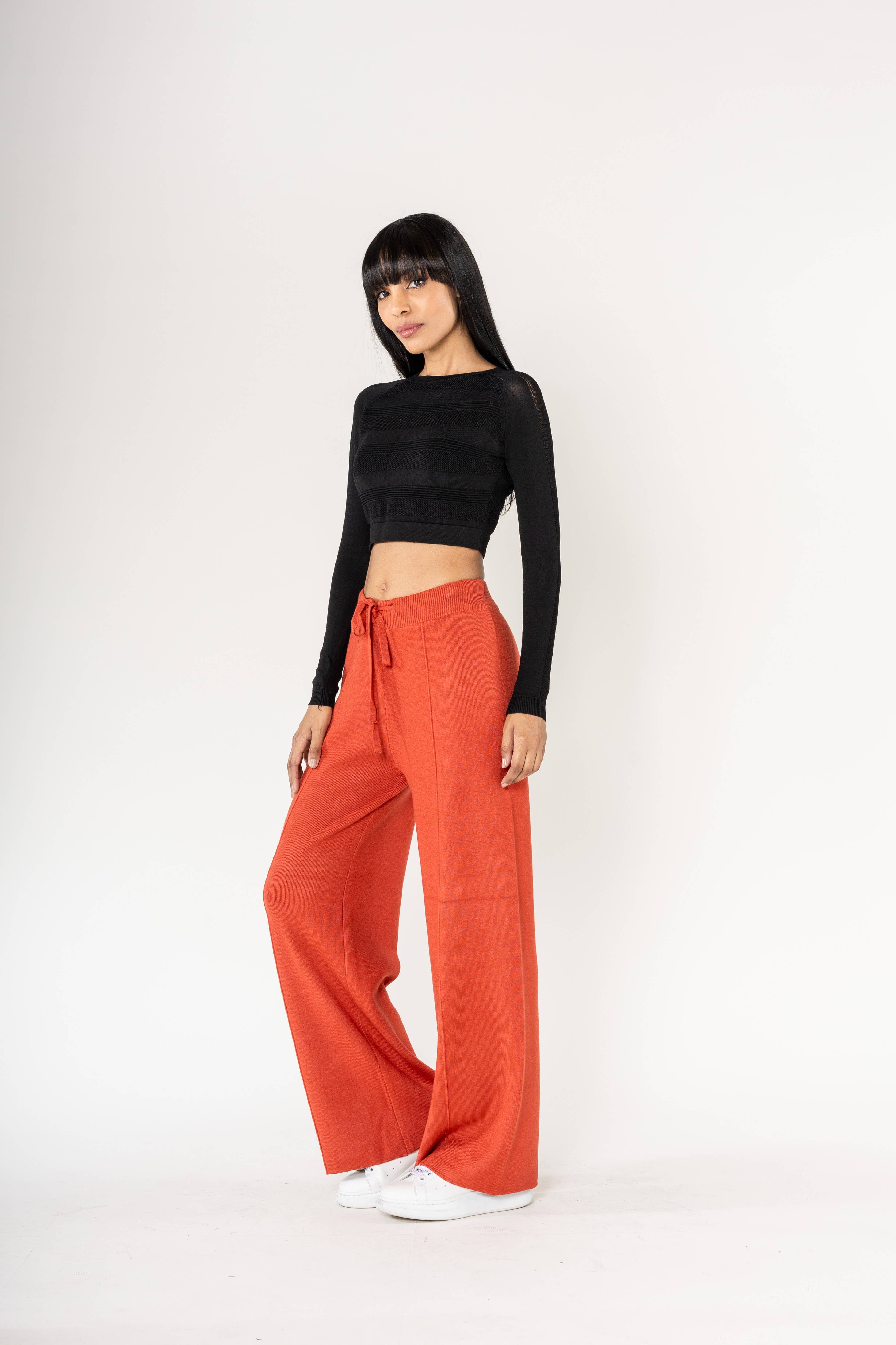 Nina Carter – Engroshandel Bukser - Dame – F025 Flared Cocooning Comfort-strikbukser39