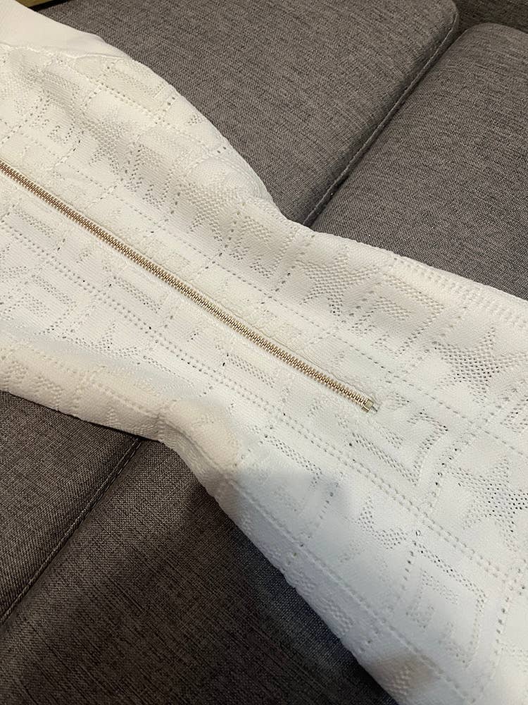 Sanyao Fashion - Venta al por mayor Vestido - Mujer - Vestido de punto ajustado sin mangas con cuentas hecho a mano SY4124