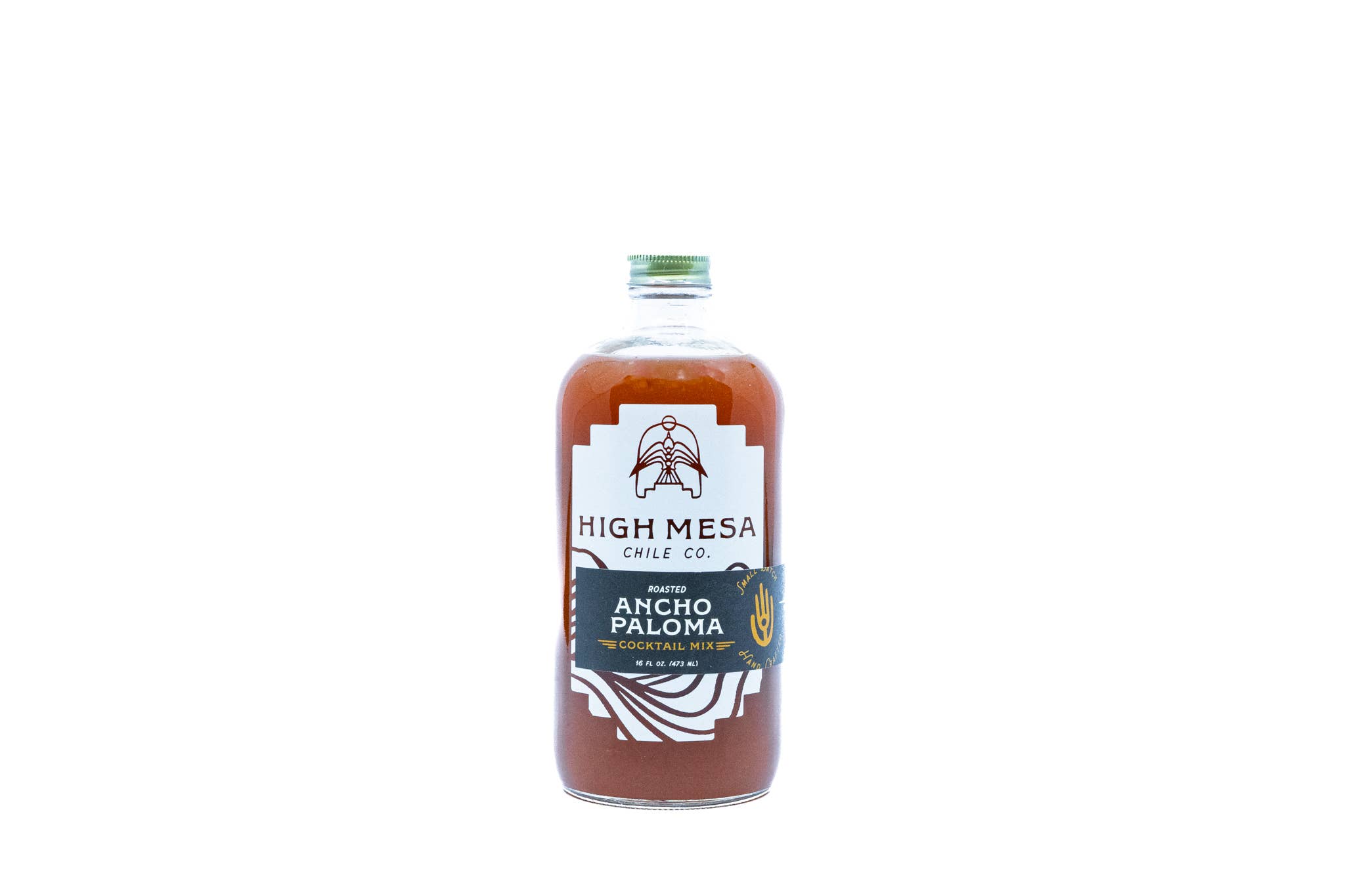 High Mesa Chile Co. – wholesale Cocktail mix/syrup – Roasted Ancho Paloma Cocktail Mix - 16 oz3