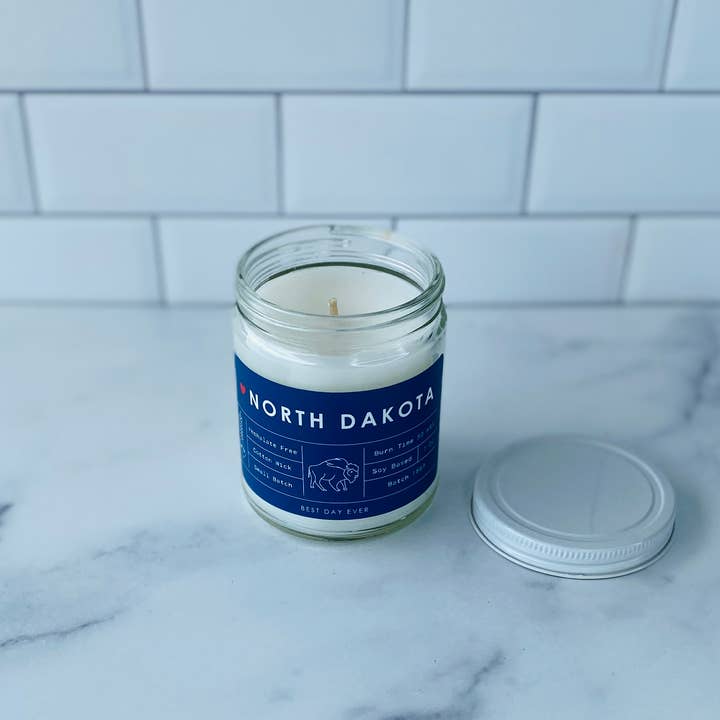 Rambling Caravan - Wholesale Jar/Filled Candle - North Dakota Candle8