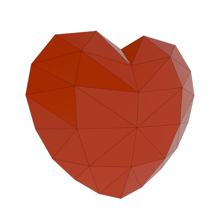 PAPERCRAFT WORLD – wholesale DIY-pysselkit – 3D Big Heart PaperCraft väggkonst2