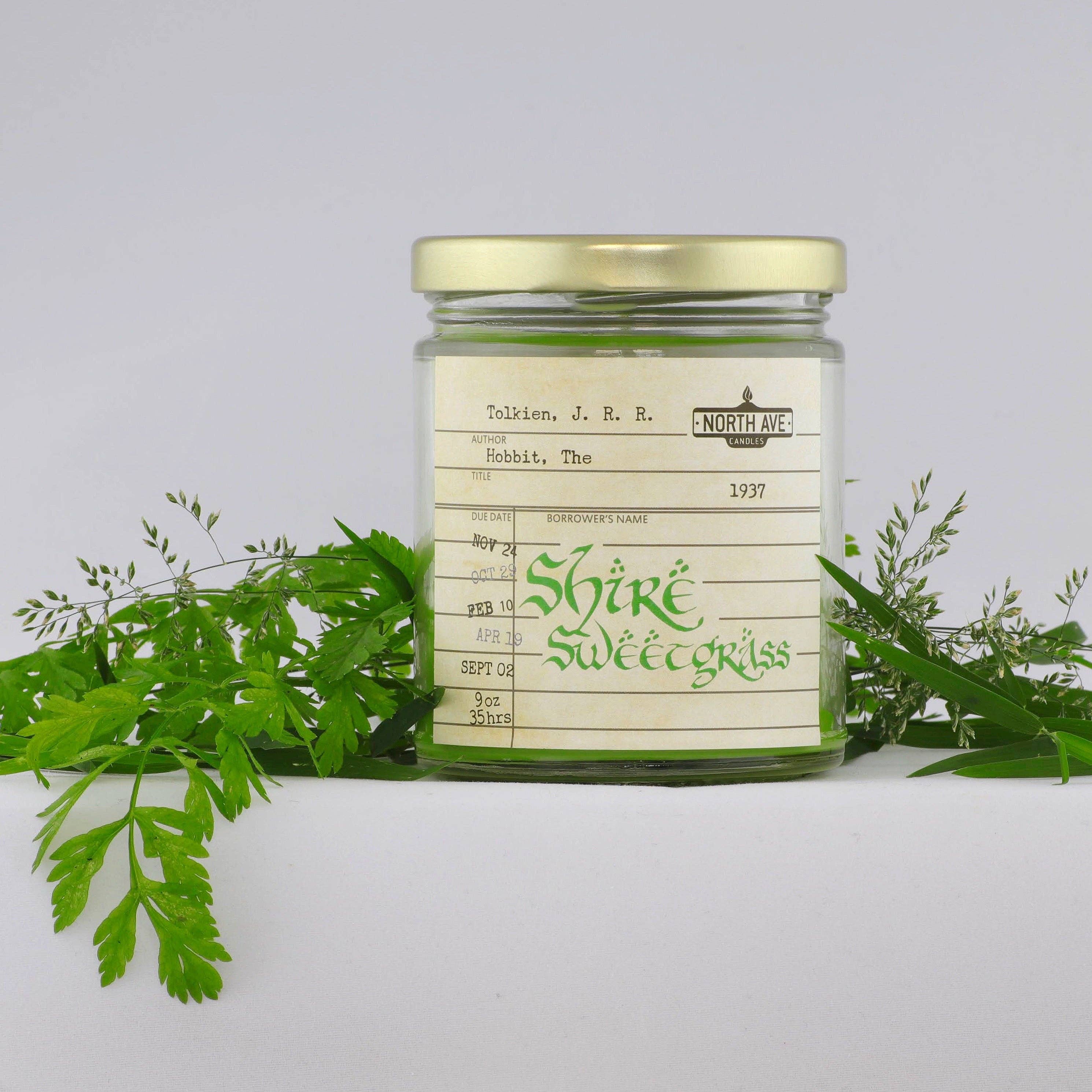 North Ave Candles - Wholesale Jar/Filled Candle - Book Candle / The Hobbit / bookstore sidelines / book gift3