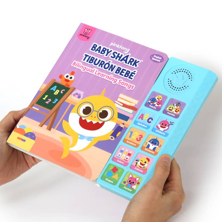 Wholesale Pinkfong Baby Shark Bilingual Learning Songs Sound Book for your  store - Faire