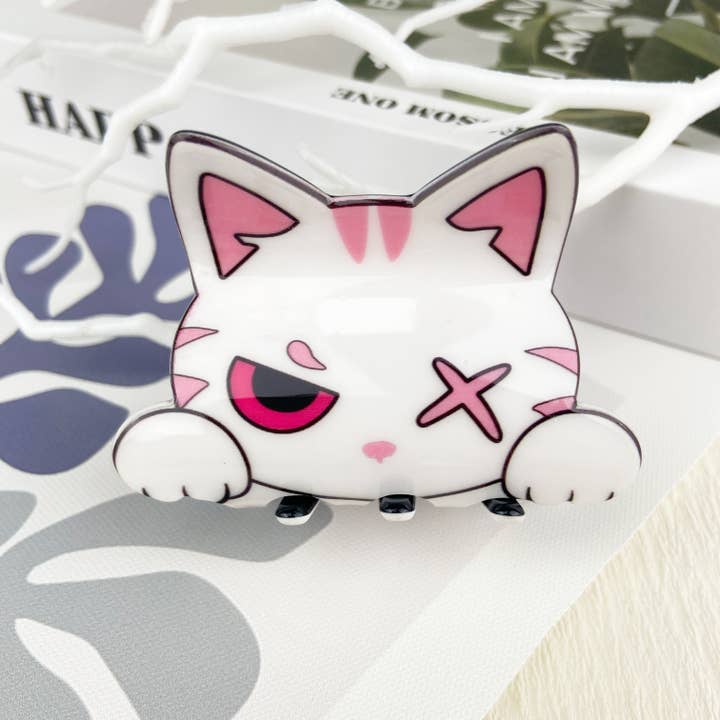 mildstyles - Wholesale Hair Clip - Women's - Cute carton cat hair claw clip
