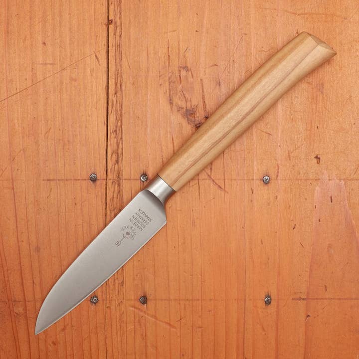 Friedr Herder Madera 3.15" Paring gesmede roestvrijstalen olijf 1/2 bolster voor wholesale door Bernal Cutlery