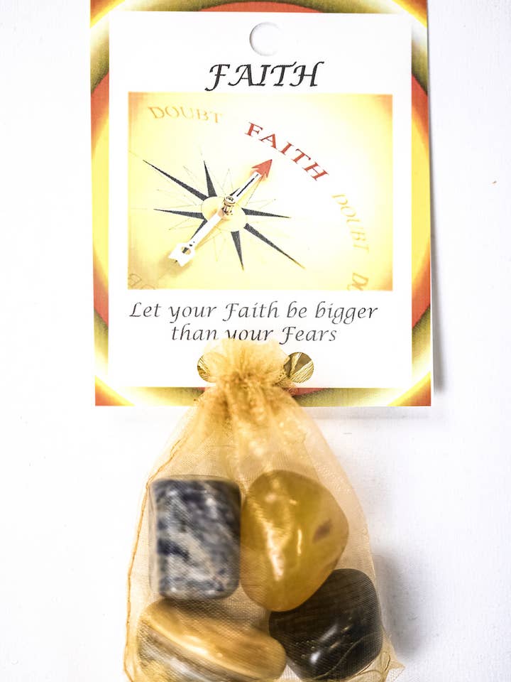 Geloof -
Crystal Healing Bag voor wholesale door VPS Stones Inc.