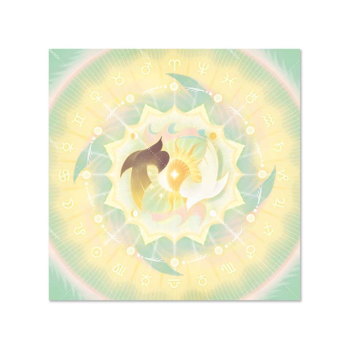 Uno mit dem Sonnen-Tarot-Tuch "Tagesherrlichkeit" für den Großhandel von Vermilion Collection