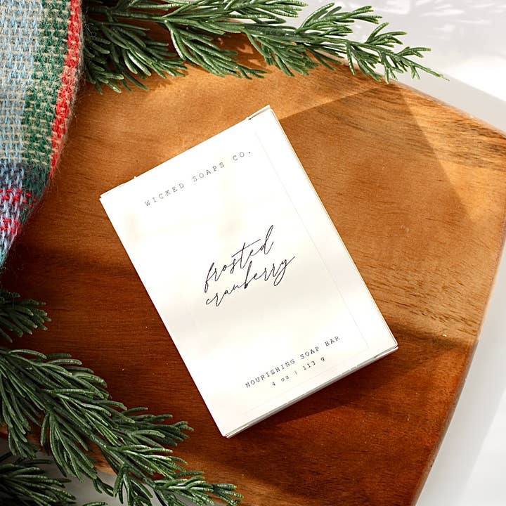 Wicked Soaps Co. - Wholesale Bar Soap - Frosted Cranberry Soap | Nourishing Soap Bar6