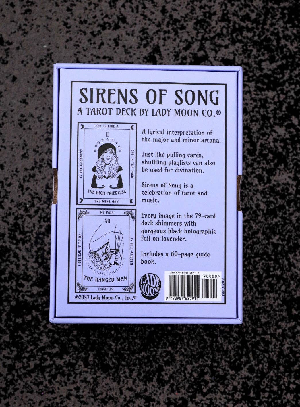 Lady Moon Co.® – wholesale Tarot cards – Sirens Of Song Tarot Deck (Lavender)4