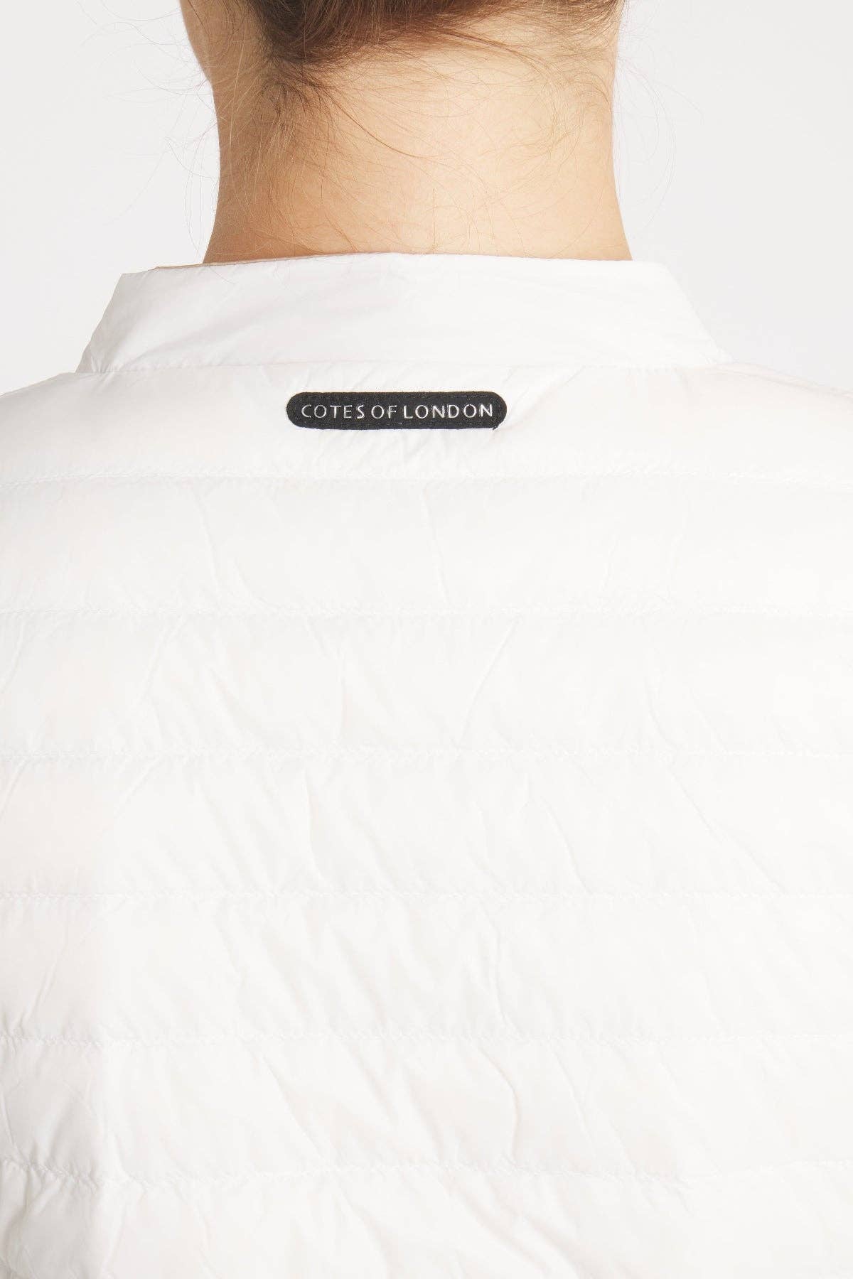 Cotes of London - Wholesale Puffer Jacket - Women's - The Leicester in Matte | 2 in 1 Reversible Down Jacket | Camel / Ivory9