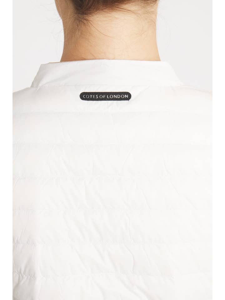 Cotes of London - Vendita all'ingrosso Piumino - Donna - Il Leicester in Matte | Giacca Piumino Reversibile 2 in 1 | Cammello / Avorio9