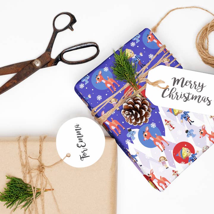 BoyPilot Goods - Wholesale Wrapping Paper Roll - Rudolph Wrapping Paper - Flat Pack Christmas Gift Wrap9
