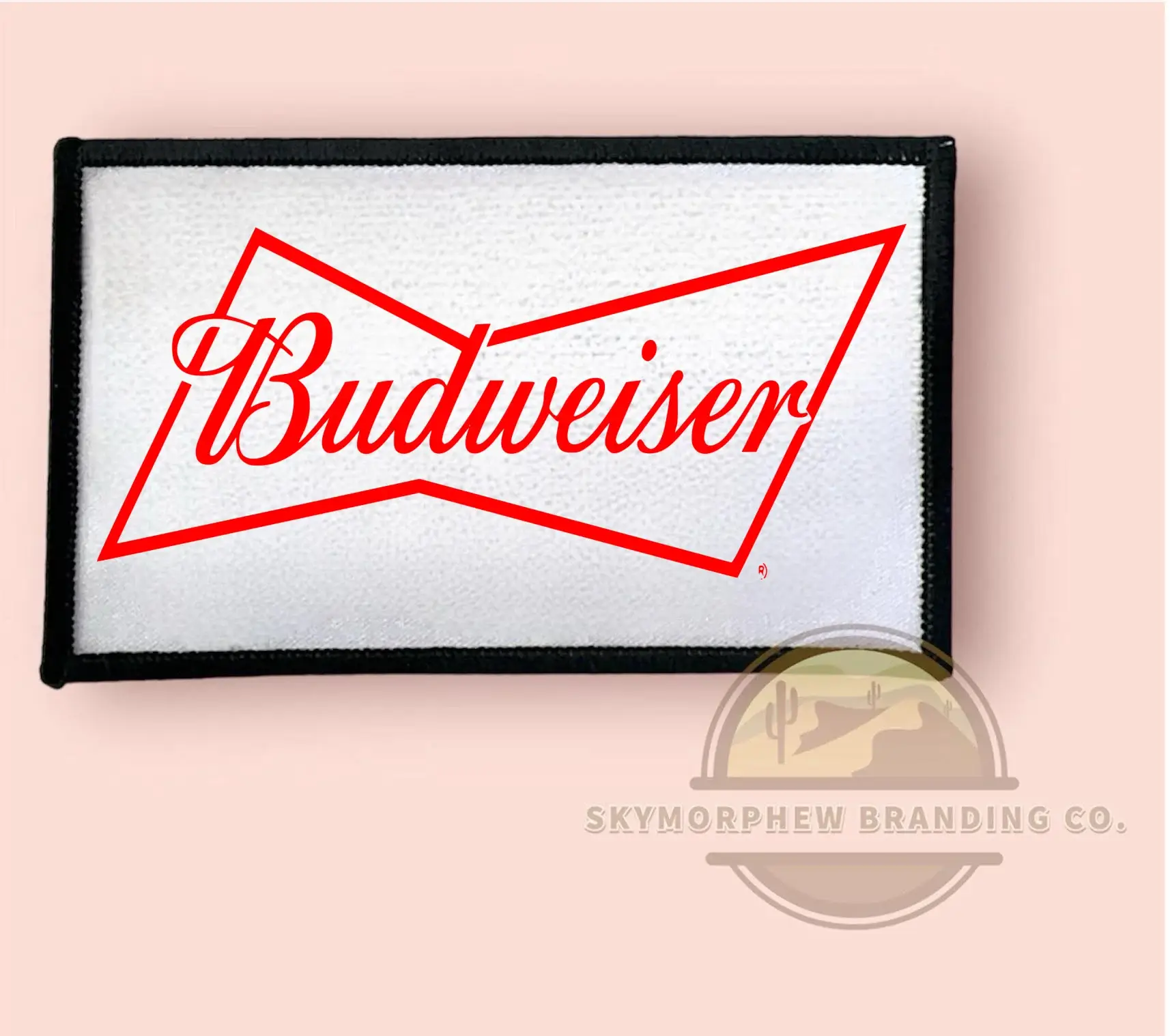 Skymorphew Branding Co - Venta al por mayor Papel transfer para sublimación - Budweiser Rojo y Blanco0
