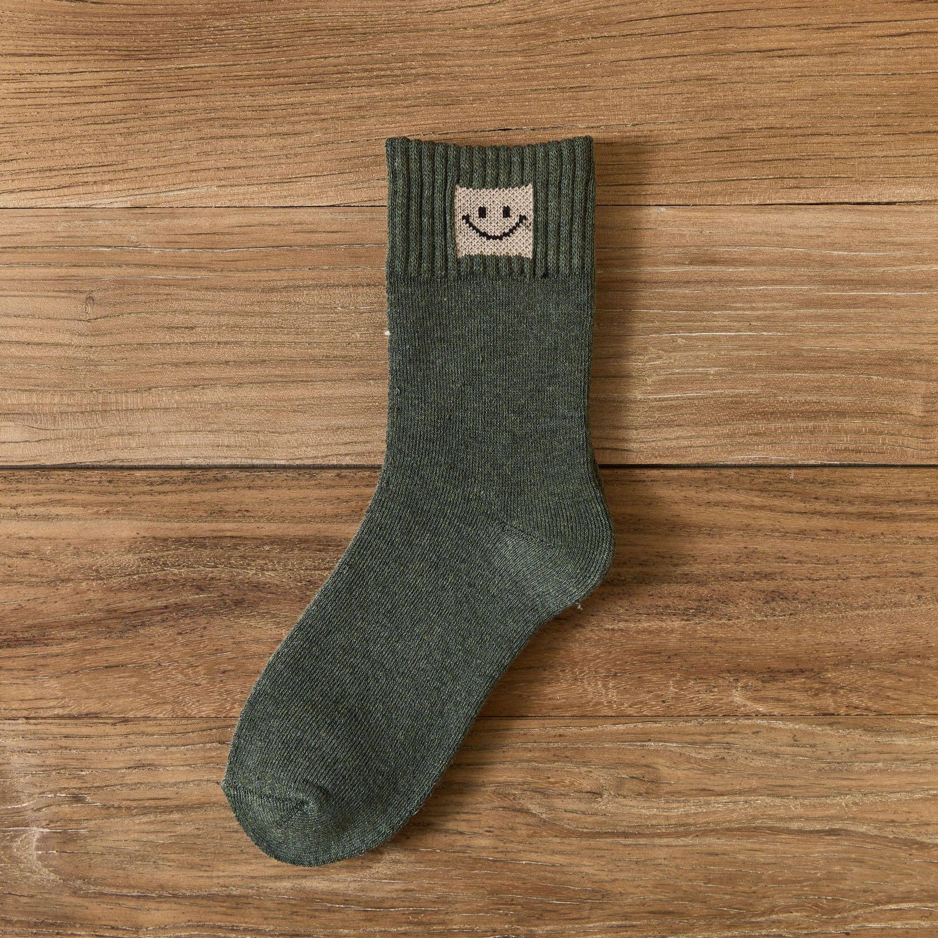 MKS America - Wholesale Socks - Women's - Smiley Face Icon Fleece Socks4