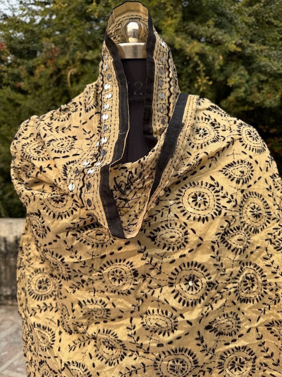 bhavnas boutique – Großhandel Schultertuch – Damen – Jaipuri Rajasthani Baumwollstickerei Frauen Phulkari Dupatta4