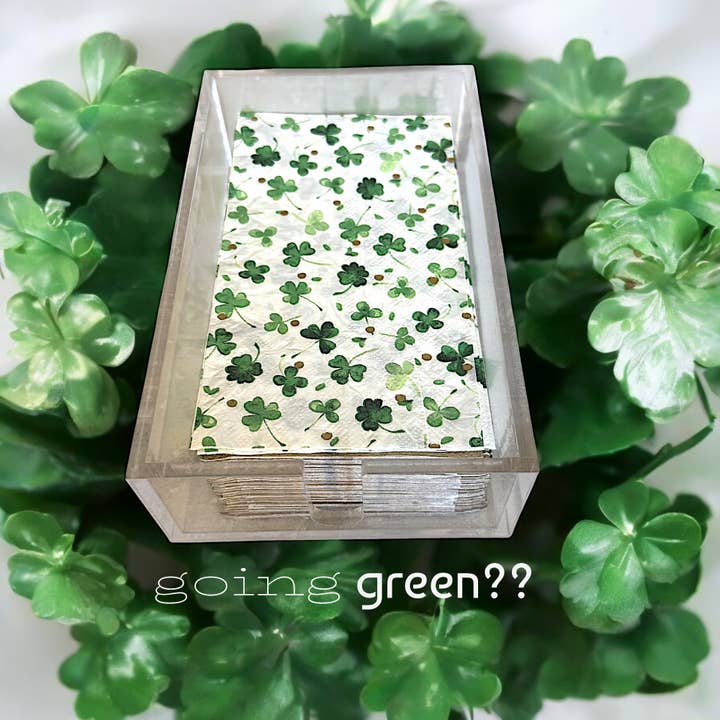 Clear Acrylic Guest Towel Napkin Holder for wholesale by CJ Gift Goddess