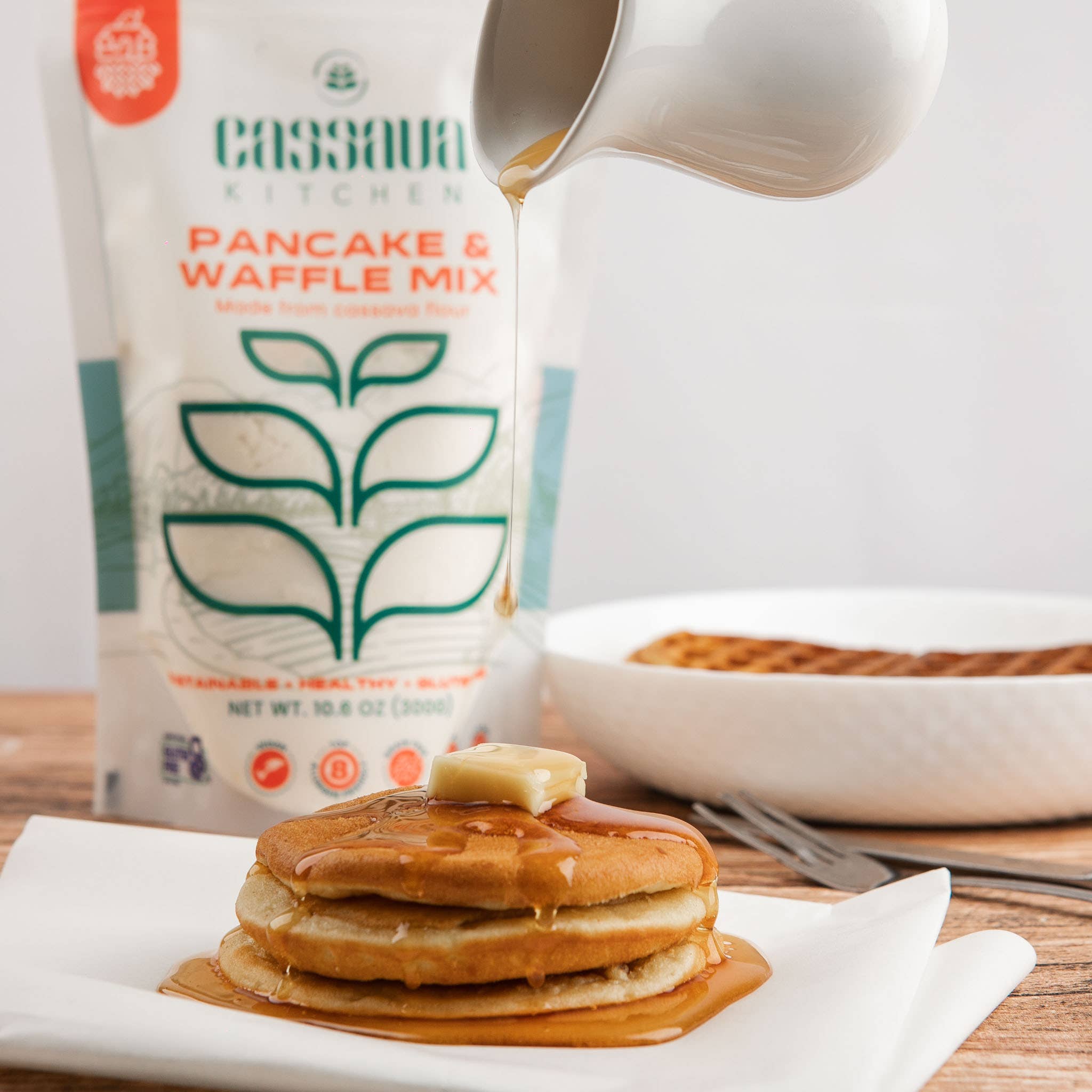 Cassava Kitchen - Wholesale Pancake Mix - Cassava flour Pancake & Waffle mix 1