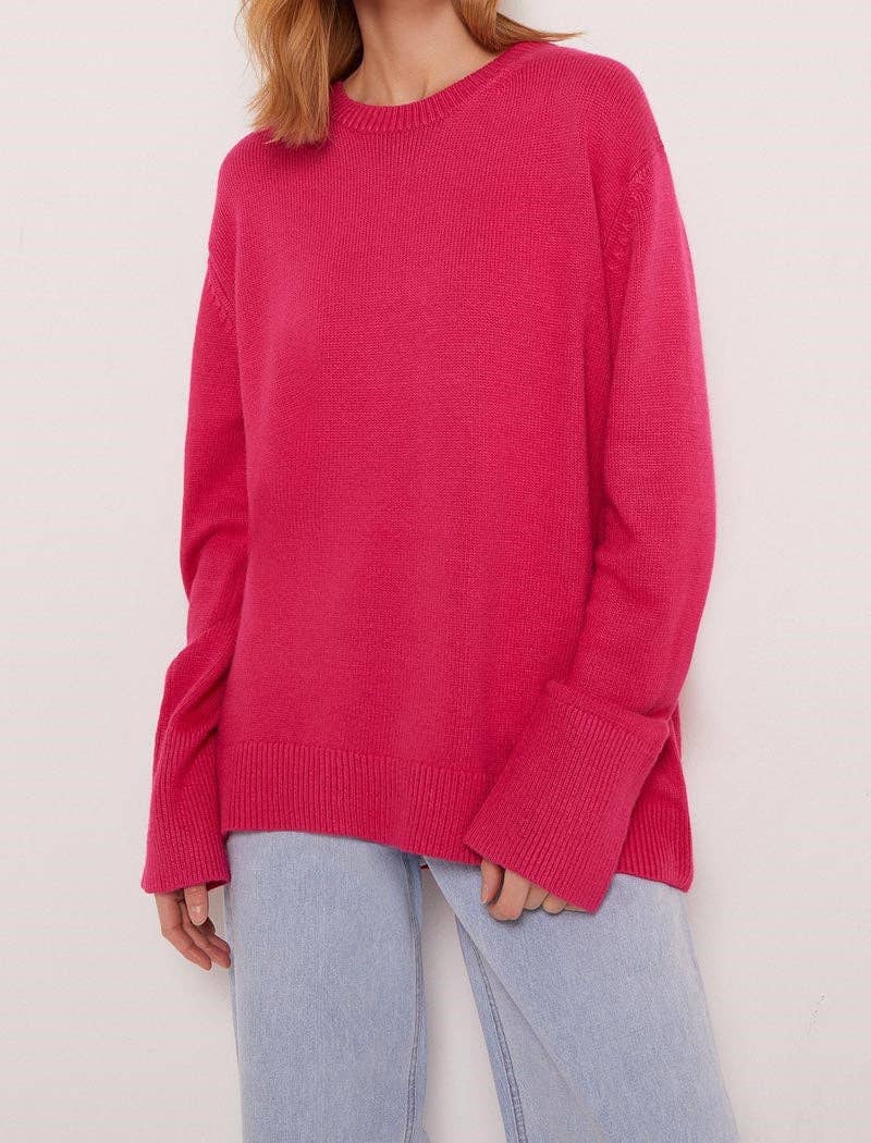 Masyal - Wholesale Knit Sweater - Women's - Classic Crewneck Knit Sweater5