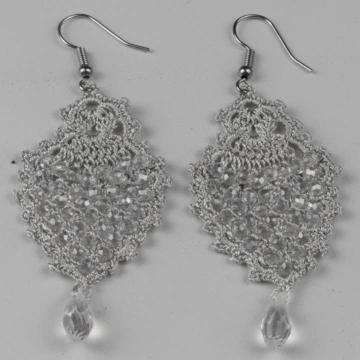 Silk Wool and Bijoux - Wholesale Dangle Earrings - FCE002 Sole Earrings13