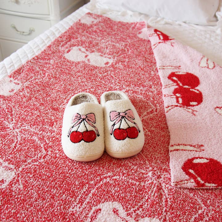 Christa Cozy Slippers Cherry Blossom for wholesale by Lemonbella