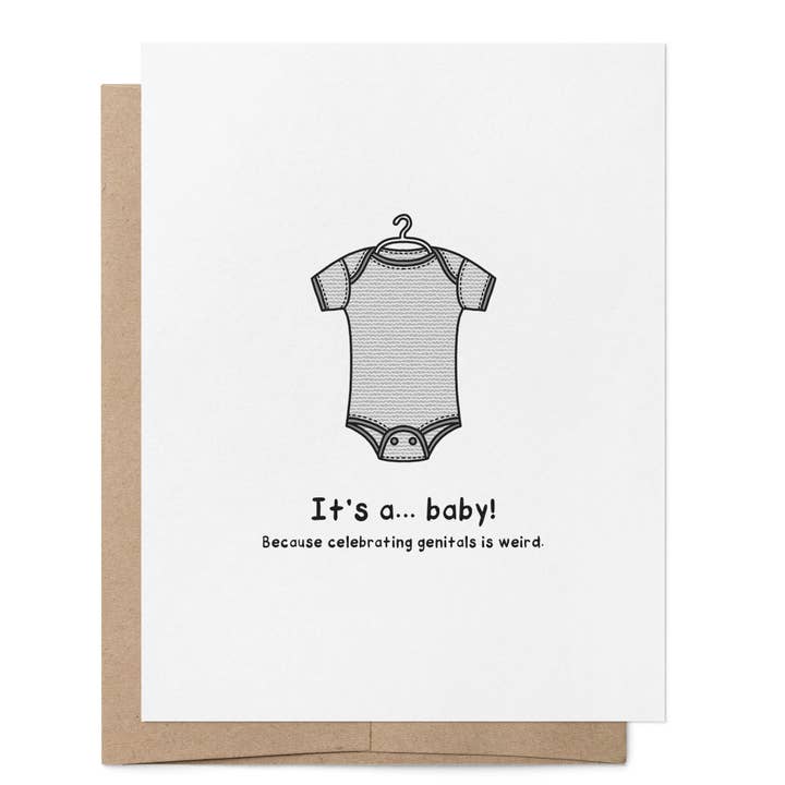 That Queer Card Co - Wholesale Baby Card - It's a Baby LGBTQ+ Greeting Card