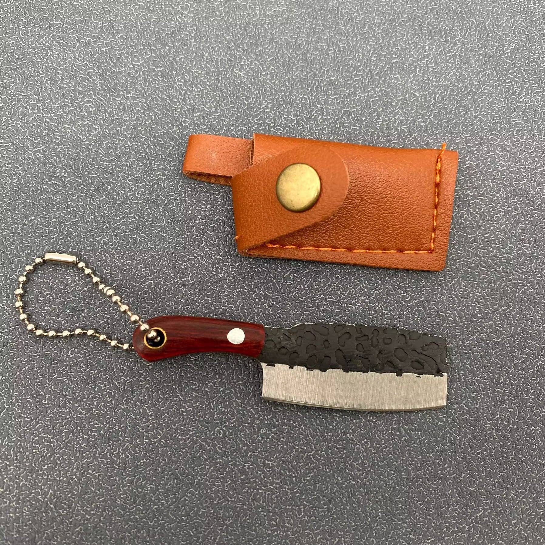 Mio Queena - Wholesale Pocket Knife/Holder - Black Enamel Mini Knife With Protective Sleeve8