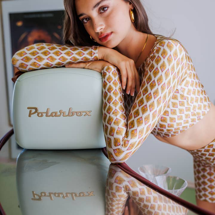 Polarbox Cooler Bag Urban Matcha Gold for wholesale on Faire