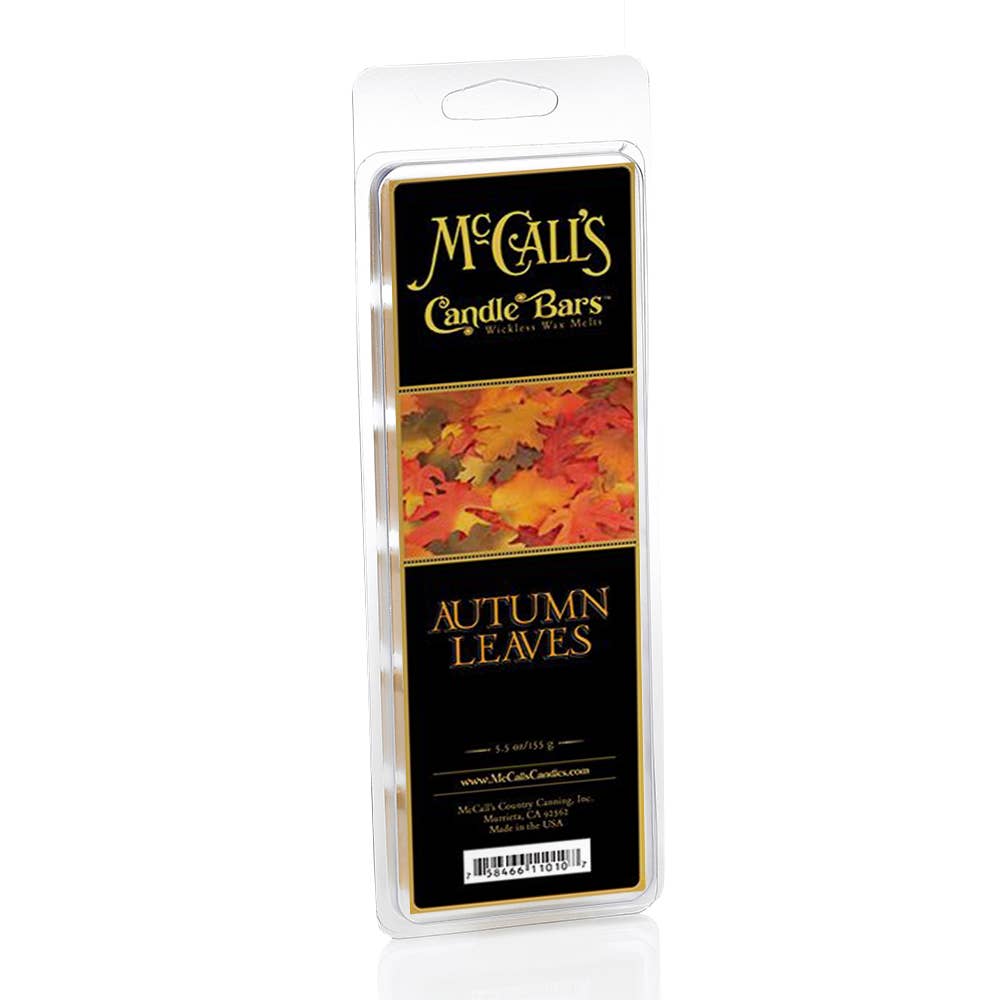 McCall's Candles - Wholesale Wax Melt - Autumn Leaves | Wax Melt Snap Bars0