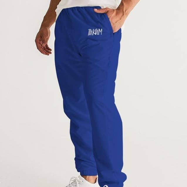 Pantalón de chándal azul para hombre para venta al por mayor de IAKAM