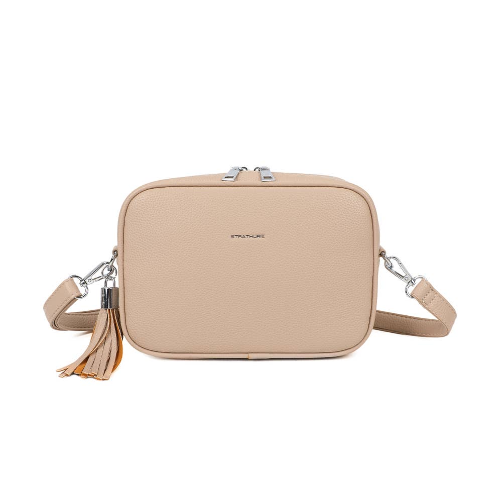 Strathurie – wholesale Crossbody bag – Women's – Strathurie Faux Leather Camera Style Bag S688# Black15