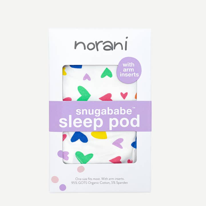 Norani Baby - Wholesale Sleepsack - Baby - Norani Baby Snugababe Sleep Pod - Colorful Hearts