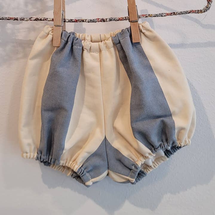 BLUE/RAW STRIPED FROG for wholesale by Mia y Lia