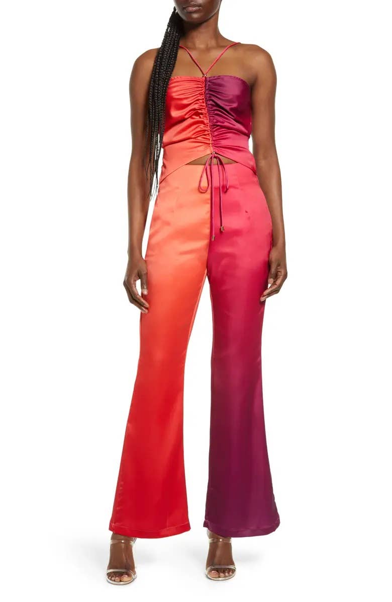 MULTI Dalston Multi-Tone High Waisted Trousers for wholesale on Faire3