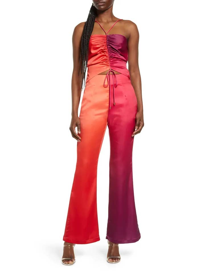 MULTI Dalston Multi-Tone High Waisted Trousers for wholesale on Faire3