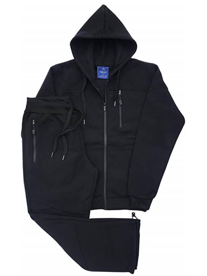 Royal Threads - Wholesale Tracksuit – Men′s - Men’s 2-Piece Sweatsuit Fleece Jogging Suit Warm Outfit9