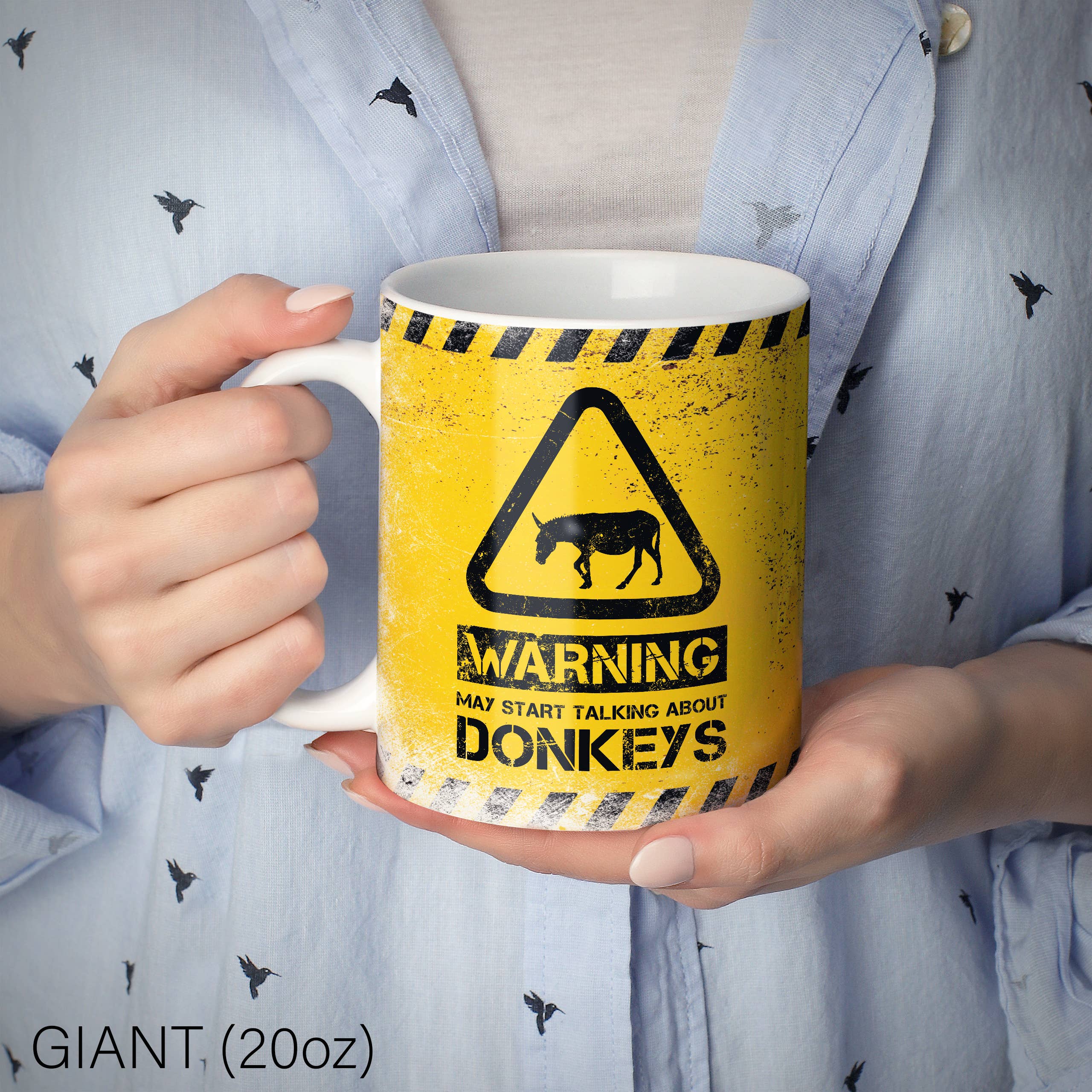 Mug Monster - Vendita all'ingrosso Tazza - Tazza Donkey - Warning May Start Talking About Donkeys18