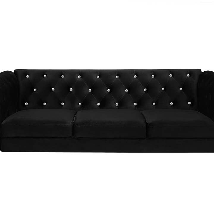 Home Design - Wholesale Sofa - Emma Velvet Rolled Arm Chesterfield Sofa10
