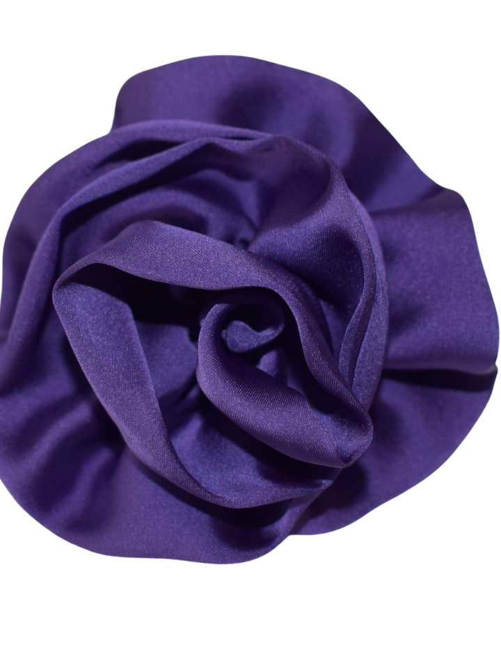 Haargummi mit lila Blumen für den Großhandel von SYLKI