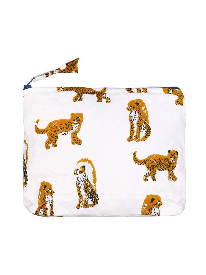 POCHETTE DA TOILETTE PICCOLA GIALLA GIAGUARO per la vendita all'ingrosso da parte di Lucas du Tertre - Europe