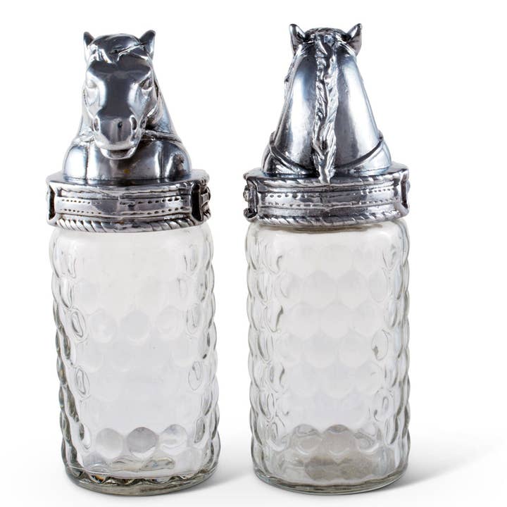Arthur Court - Wholesale Salt & Pepper Shaker Set - Horse Salt and Pepper Set2