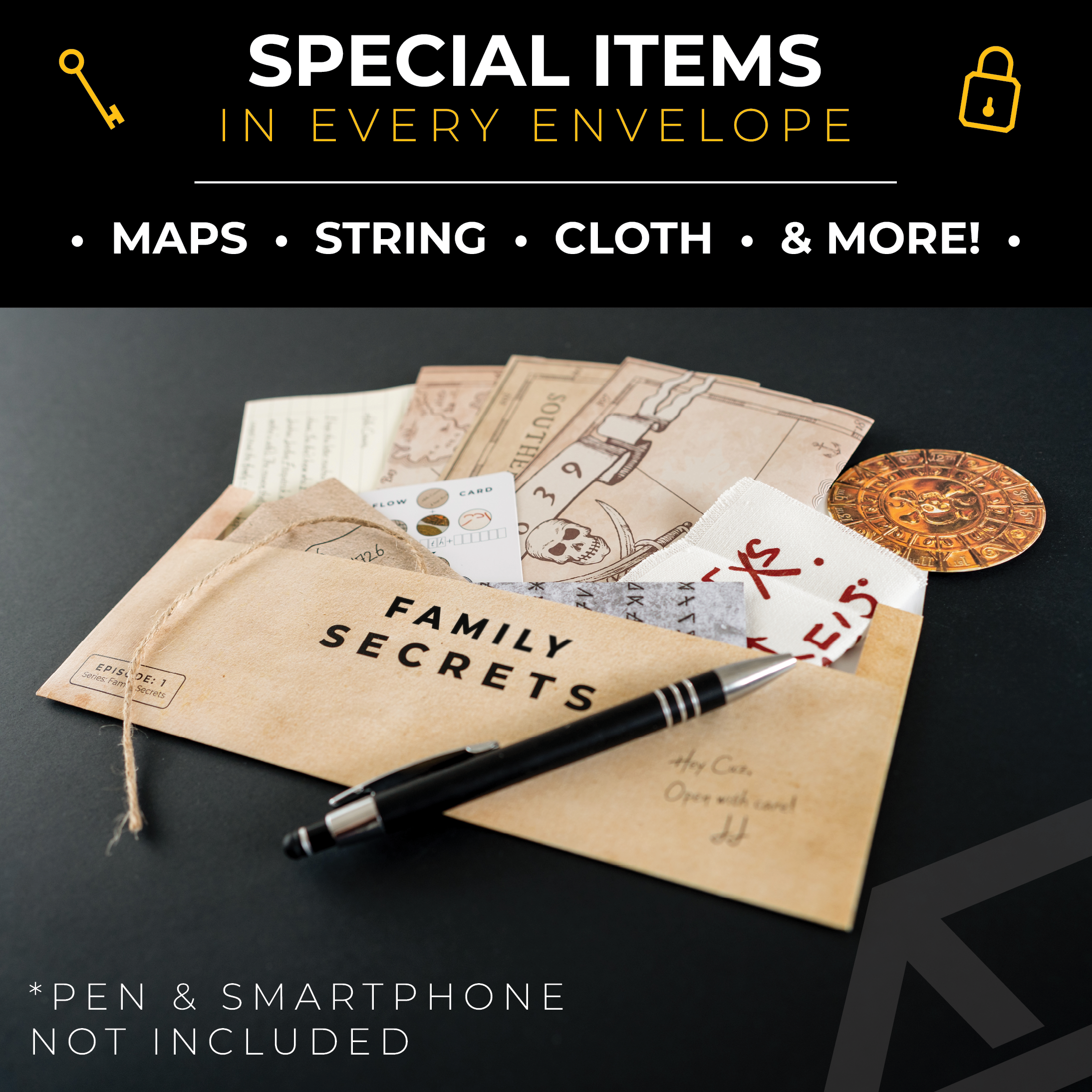 Escape Mail - Vente Jeux de société - Family Secrets (Ép. 1 sur 12) : Jeu d'Évasion Familial5