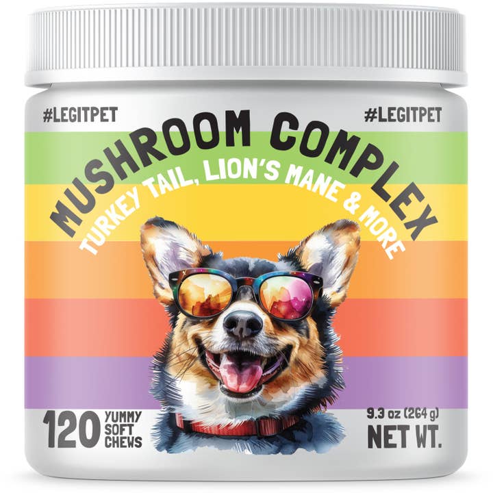 Mushroom Complex Treats for Dogs with Reishi Shiitake and Turkey Tail Mushrooms for wholesale by LEGITPET