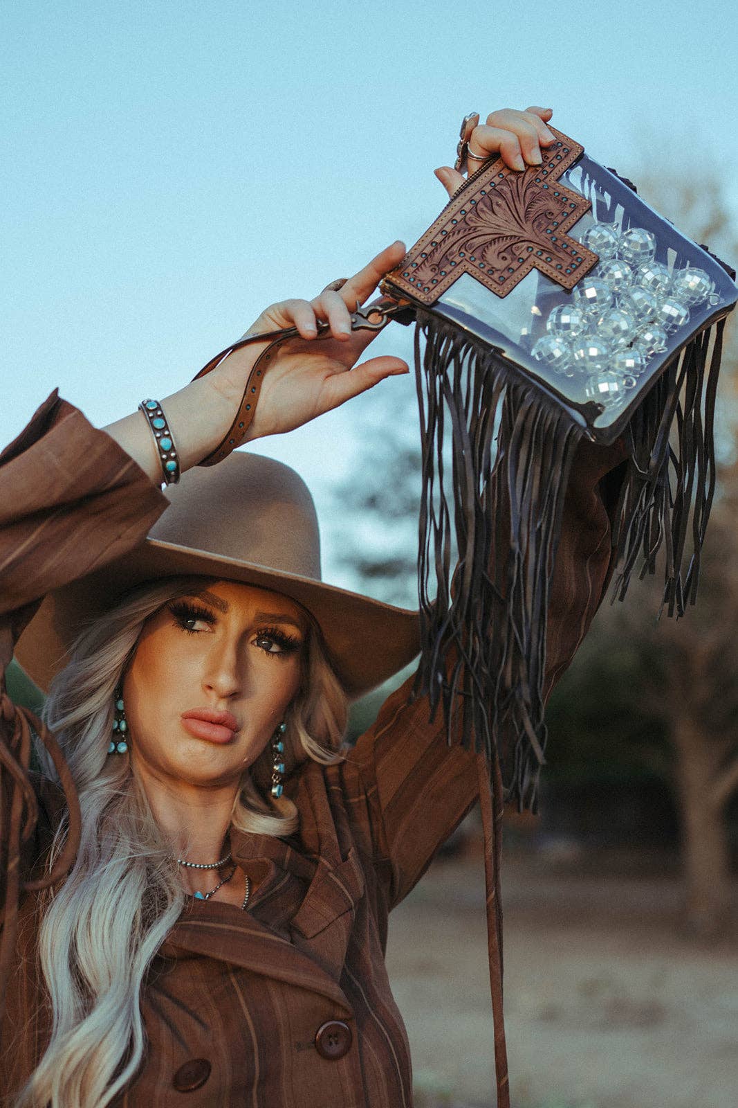 Haute Southern Hyde - Wholesale Clutch Bag - Women's - The Dana Clear Bag a Haute Southern Hyde by Beth Marie Exclu1