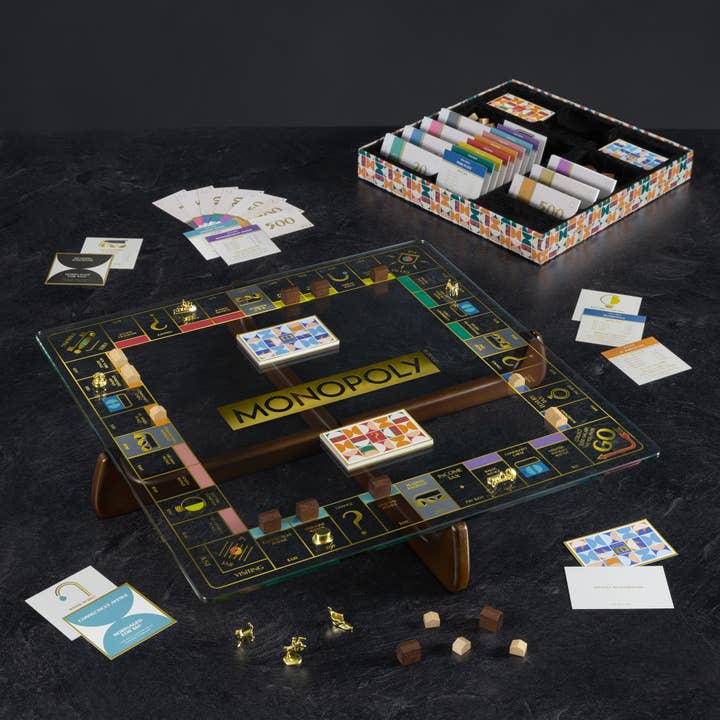 WS Game Company - Wholesale Board Game - Monopoly Prisma Glass Edition